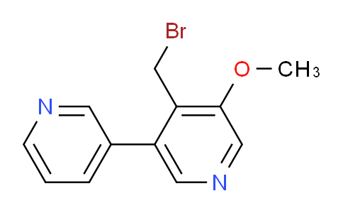 AM39489 | 1227494-50-9 | 4-Bromomethyl-3-methoxy-5-(pyridin-3-yl)pyridine
