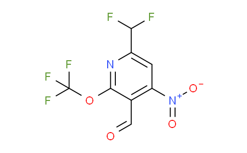 AM39493 | 1806165-47-8 | 6-(Difluoromethyl)-4-nitro-2-(trifluoromethoxy)pyridine-3-carboxaldehyde