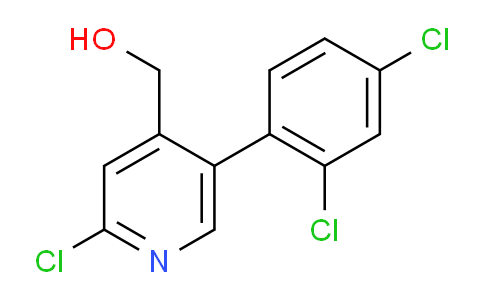 2-Chloro-5-(2,4-dichlorophenyl)pyridine-4-methanol