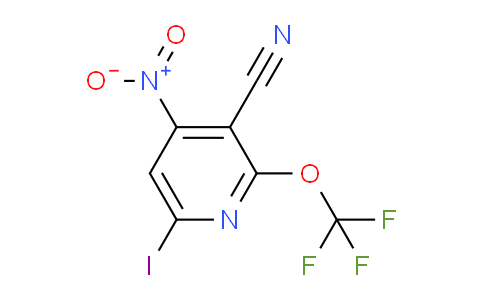 3-Cyano-6-iodo-4-nitro-2-(trifluoromethoxy)pyridine