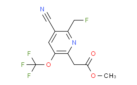 AM39517 | 1806076-55-0 | Methyl 3-cyano-2-(fluoromethyl)-5-(trifluoromethoxy)pyridine-6-acetate