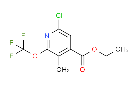 Ethyl 6-chloro-3-methyl-2-(trifluoromethoxy)pyridine-4-carboxylate
