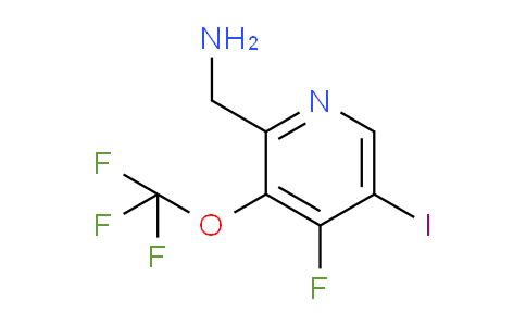 2-(Aminomethyl)-4-fluoro-5-iodo-3-(trifluoromethoxy)pyridine