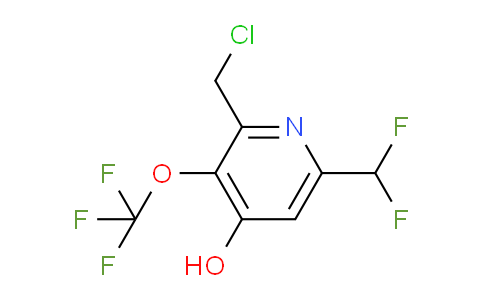 AM39562 | 1806136-57-1 | 2-(Chloromethyl)-6-(difluoromethyl)-4-hydroxy-3-(trifluoromethoxy)pyridine