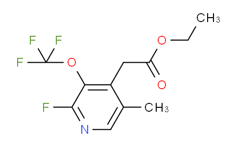 AM39563 | 1804784-02-8 | Ethyl 2-fluoro-5-methyl-3-(trifluoromethoxy)pyridine-4-acetate