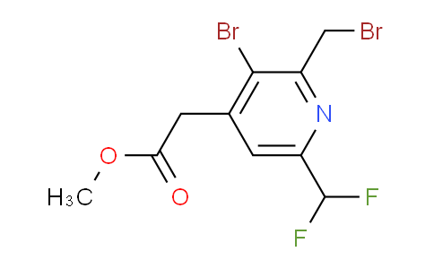 AM39575 | 1805385-87-8 | Methyl 3-bromo-2-(bromomethyl)-6-(difluoromethyl)pyridine-4-acetate