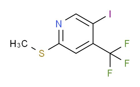 5-Iodo-2-(methylthio)-4-(trifluoromethyl)pyridine