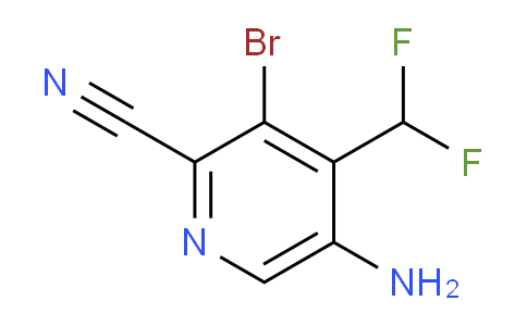 5-Amino-3-bromo-2-cyano-4-(difluoromethyl)pyridine