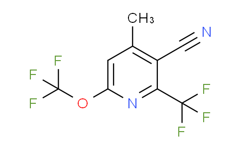 3-Cyano-4-methyl-6-(trifluoromethoxy)-2-(trifluoromethyl)pyridine