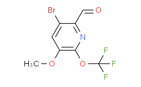 3-Bromo-5-methoxy-6-(trifluoromethoxy)pyridine-2-carboxaldehyde