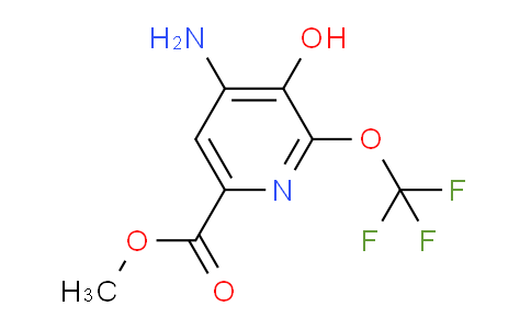 AM39605 | 1804590-86-0 | Methyl 4-amino-3-hydroxy-2-(trifluoromethoxy)pyridine-6-carboxylate
