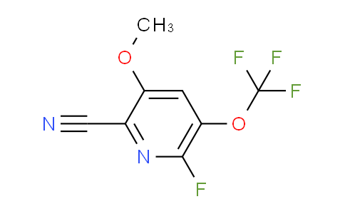2-Cyano-6-fluoro-3-methoxy-5-(trifluoromethoxy)pyridine