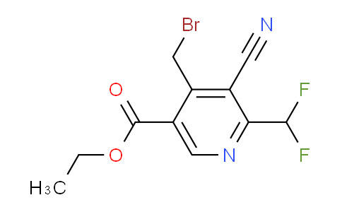 AM39633 | 1805978-81-7 | Ethyl 4-(bromomethyl)-3-cyano-2-(difluoromethyl)pyridine-5-carboxylate