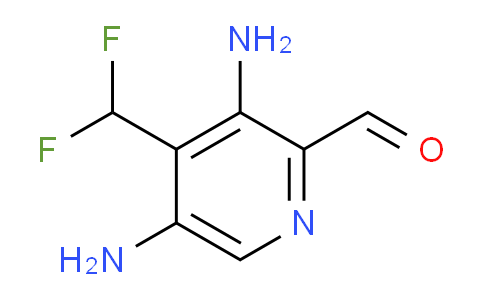3,5-Diamino-4-(difluoromethyl)pyridine-2-carboxaldehyde