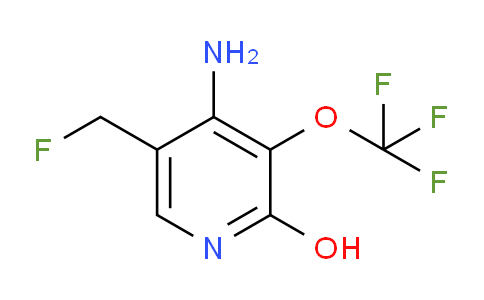 4-Amino-5-(fluoromethyl)-2-hydroxy-3-(trifluoromethoxy)pyridine