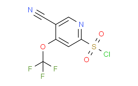 5-Cyano-4-(trifluoromethoxy)pyridine-2-sulfonyl chloride
