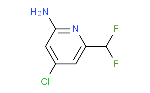 2-Amino-4-chloro-6-(difluoromethyl)pyridine