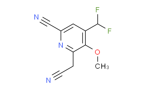 AM39666 | 1807084-51-0 | 6-Cyano-4-(difluoromethyl)-3-methoxypyridine-2-acetonitrile