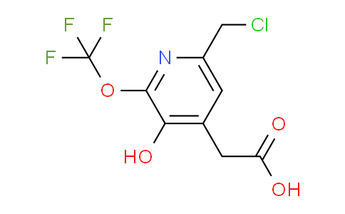 6-(Chloromethyl)-3-hydroxy-2-(trifluoromethoxy)pyridine-4-acetic acid