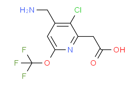 4-(Aminomethyl)-3-chloro-6-(trifluoromethoxy)pyridine-2-acetic acid