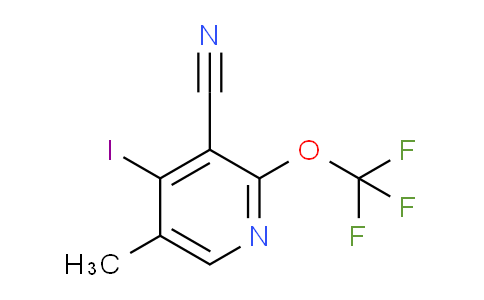 3-Cyano-4-iodo-5-methyl-2-(trifluoromethoxy)pyridine