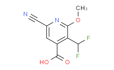 AM39722 | 1804730-44-6 | 6-Cyano-3-(difluoromethyl)-2-methoxypyridine-4-carboxylic acid