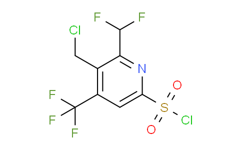 AM39733 | 1361799-75-8 | 3-(Chloromethyl)-2-(difluoromethyl)-4-(trifluoromethyl)pyridine-6-sulfonyl chloride