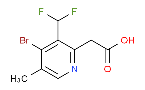 AM39735 | 1805242-32-3 | 4-Bromo-3-(difluoromethyl)-5-methylpyridine-2-acetic acid