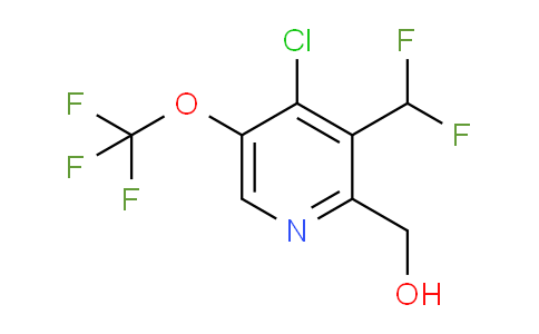 AM39744 | 1806147-92-1 | 4-Chloro-3-(difluoromethyl)-5-(trifluoromethoxy)pyridine-2-methanol