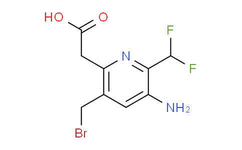 AM39756 | 1805336-47-3 | 3-Amino-5-(bromomethyl)-2-(difluoromethyl)pyridine-6-acetic acid