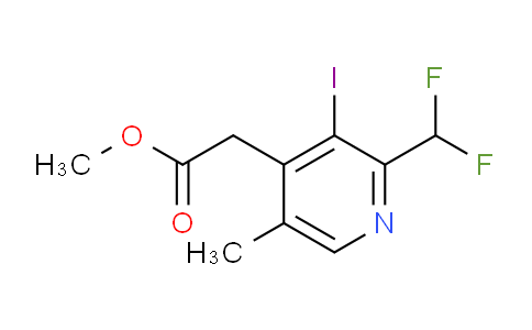 AM39760 | 1806857-70-4 | Methyl 2-(difluoromethyl)-3-iodo-5-methylpyridine-4-acetate