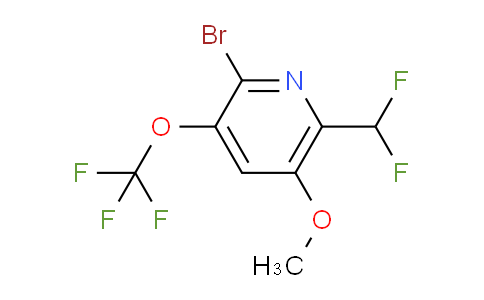AM39767 | 1803952-18-2 | 2-Bromo-6-(difluoromethyl)-5-methoxy-3-(trifluoromethoxy)pyridine