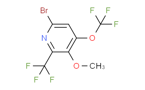 6-Bromo-3-methoxy-4-(trifluoromethoxy)-2-(trifluoromethyl)pyridine