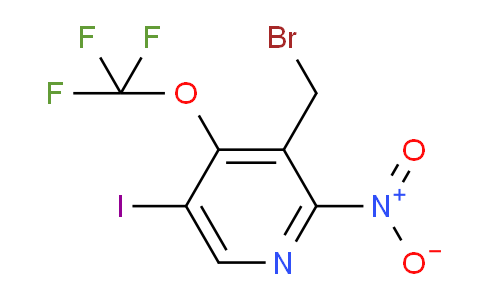 3-(Bromomethyl)-5-iodo-2-nitro-4-(trifluoromethoxy)pyridine