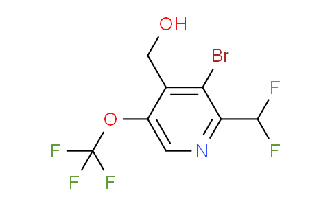 AM39778 | 1806172-62-2 | 3-Bromo-2-(difluoromethyl)-5-(trifluoromethoxy)pyridine-4-methanol