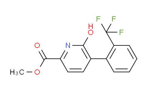 AM39788 | 1261642-05-0 | Methyl 6-hydroxy-5-(2-(trifluoromethyl)phenyl)picolinate
