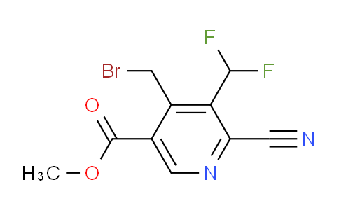 AM39793 | 1806012-32-7 | Methyl 4-(bromomethyl)-2-cyano-3-(difluoromethyl)pyridine-5-carboxylate