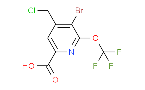 AM39794 | 1804632-71-0 | 3-Bromo-4-(chloromethyl)-2-(trifluoromethoxy)pyridine-6-carboxylic acid