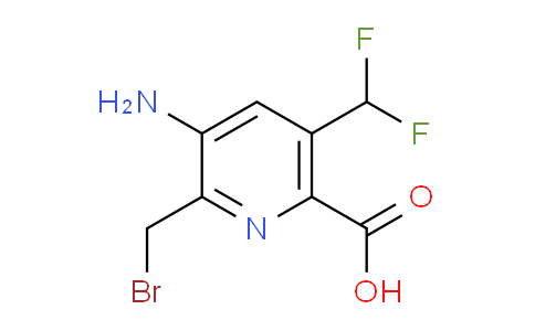 AM39803 | 1805388-27-5 | 3-Amino-2-(bromomethyl)-5-(difluoromethyl)pyridine-6-carboxylic acid