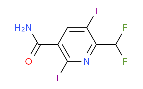 AM39806 | 1803706-77-5 | 2-(Difluoromethyl)-3,6-diiodopyridine-5-carboxamide