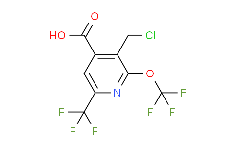 AM39811 | 1805281-39-3 | 3-(Chloromethyl)-2-(trifluoromethoxy)-6-(trifluoromethyl)pyridine-4-carboxylic acid