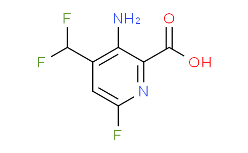 AM39813 | 1804728-25-3 | 3-Amino-4-(difluoromethyl)-6-fluoropyridine-2-carboxylic acid
