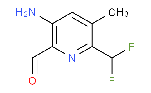 5-Amino-2-(difluoromethyl)-3-methylpyridine-6-carboxaldehyde