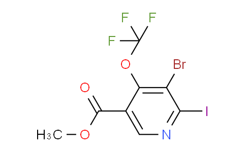 AM39830 | 1803989-97-0 | Methyl 3-bromo-2-iodo-4-(trifluoromethoxy)pyridine-5-carboxylate