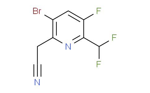 AM39839 | 1806904-26-6 | 5-Bromo-2-(difluoromethyl)-3-fluoropyridine-6-acetonitrile