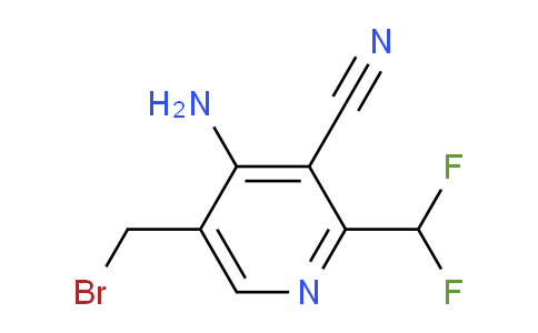 AM39847 | 1805270-28-3 | 4-Amino-5-(bromomethyl)-3-cyano-2-(difluoromethyl)pyridine