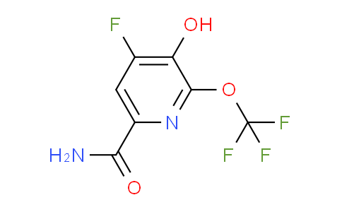 4-Fluoro-3-hydroxy-2-(trifluoromethoxy)pyridine-6-carboxamide