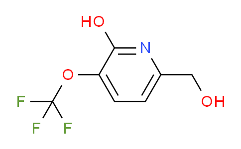 2-Hydroxy-3-(trifluoromethoxy)pyridine-6-methanol