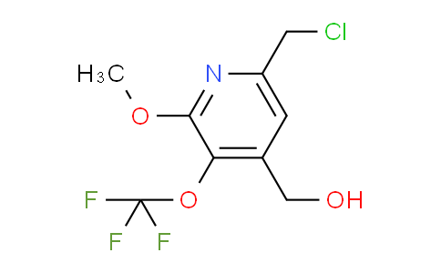 6-(Chloromethyl)-2-methoxy-3-(trifluoromethoxy)pyridine-4-methanol