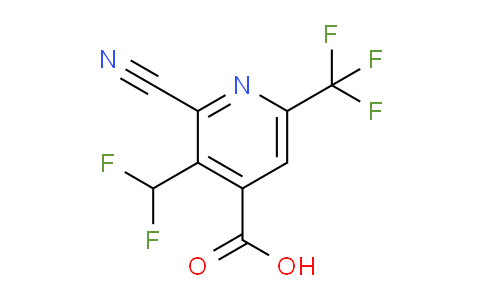 AM39890 | 1804700-81-9 | 2-Cyano-3-(difluoromethyl)-6-(trifluoromethyl)pyridine-4-carboxylic acid